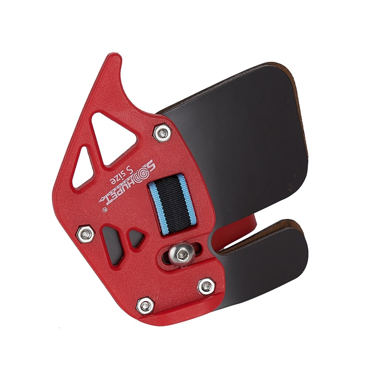 Cortical protection finger (red)